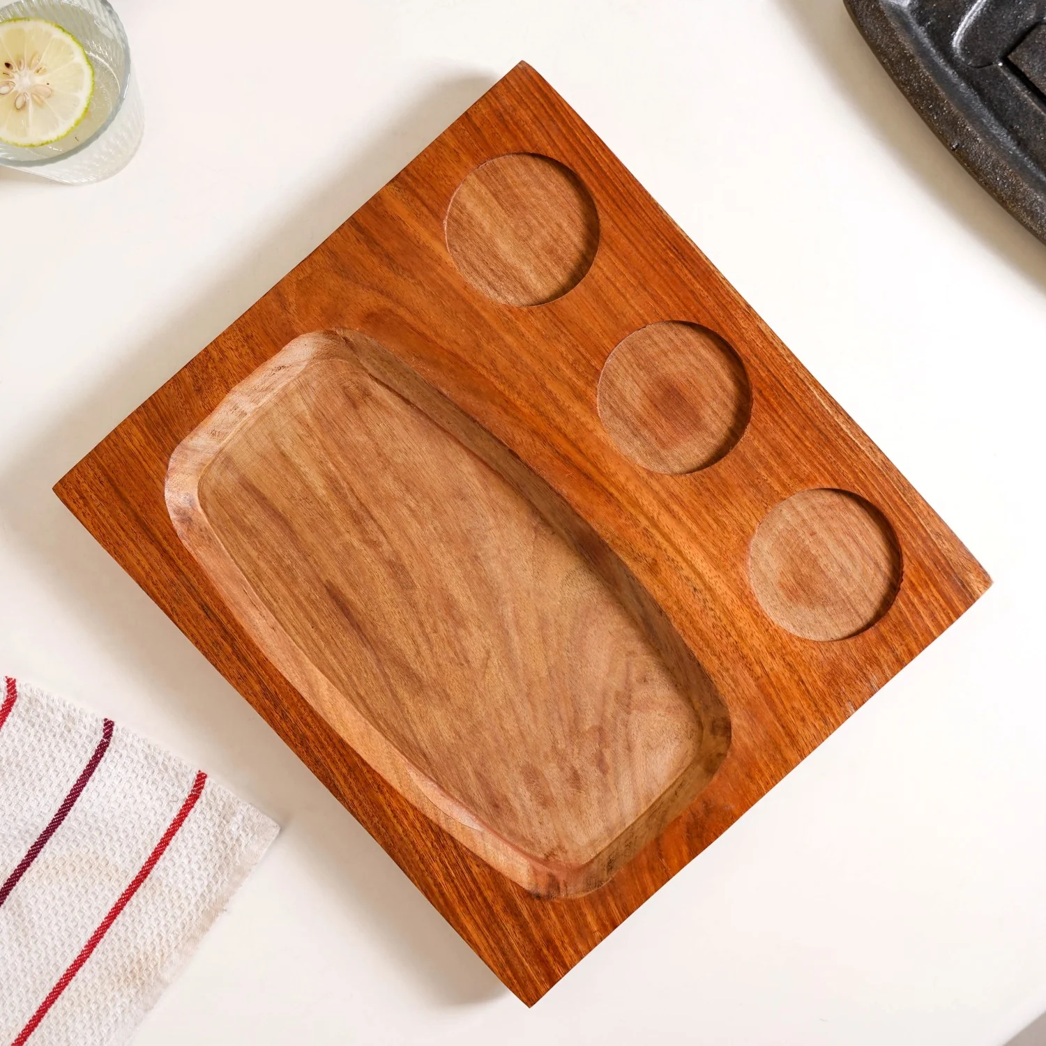 Gourmet Sizzler Plate And Ceramic Bowl Set - Image 6