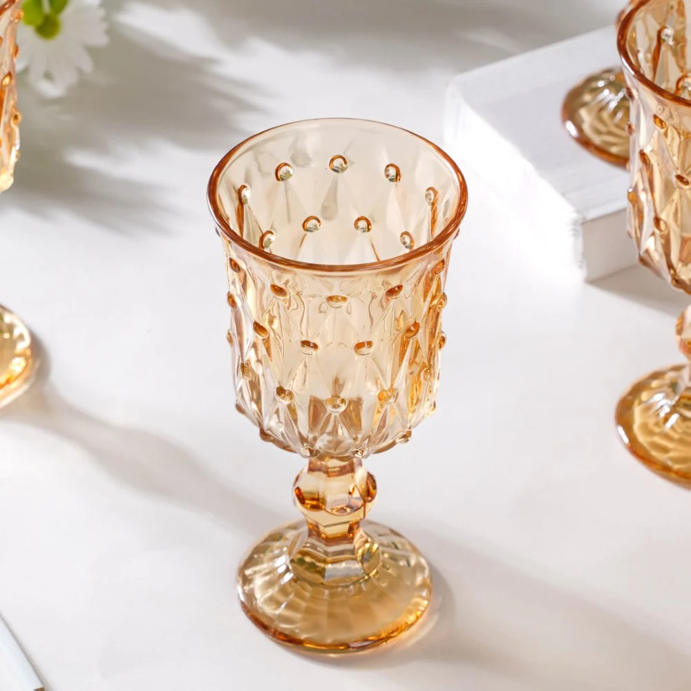 Grande Wine Glass Amber Set Of 6 300ml - Image 5