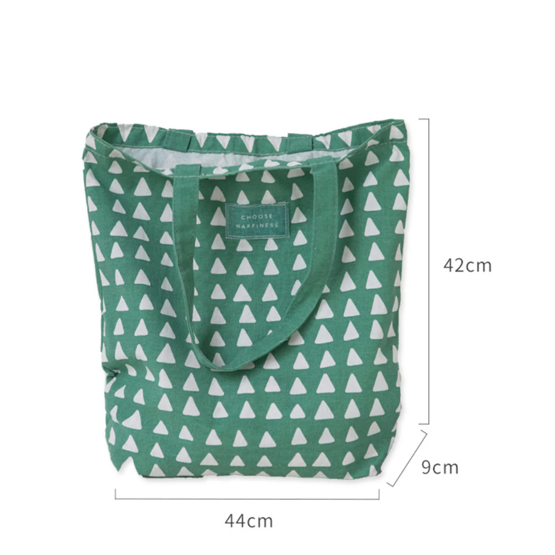 Green And White Tote Bag - Image 12