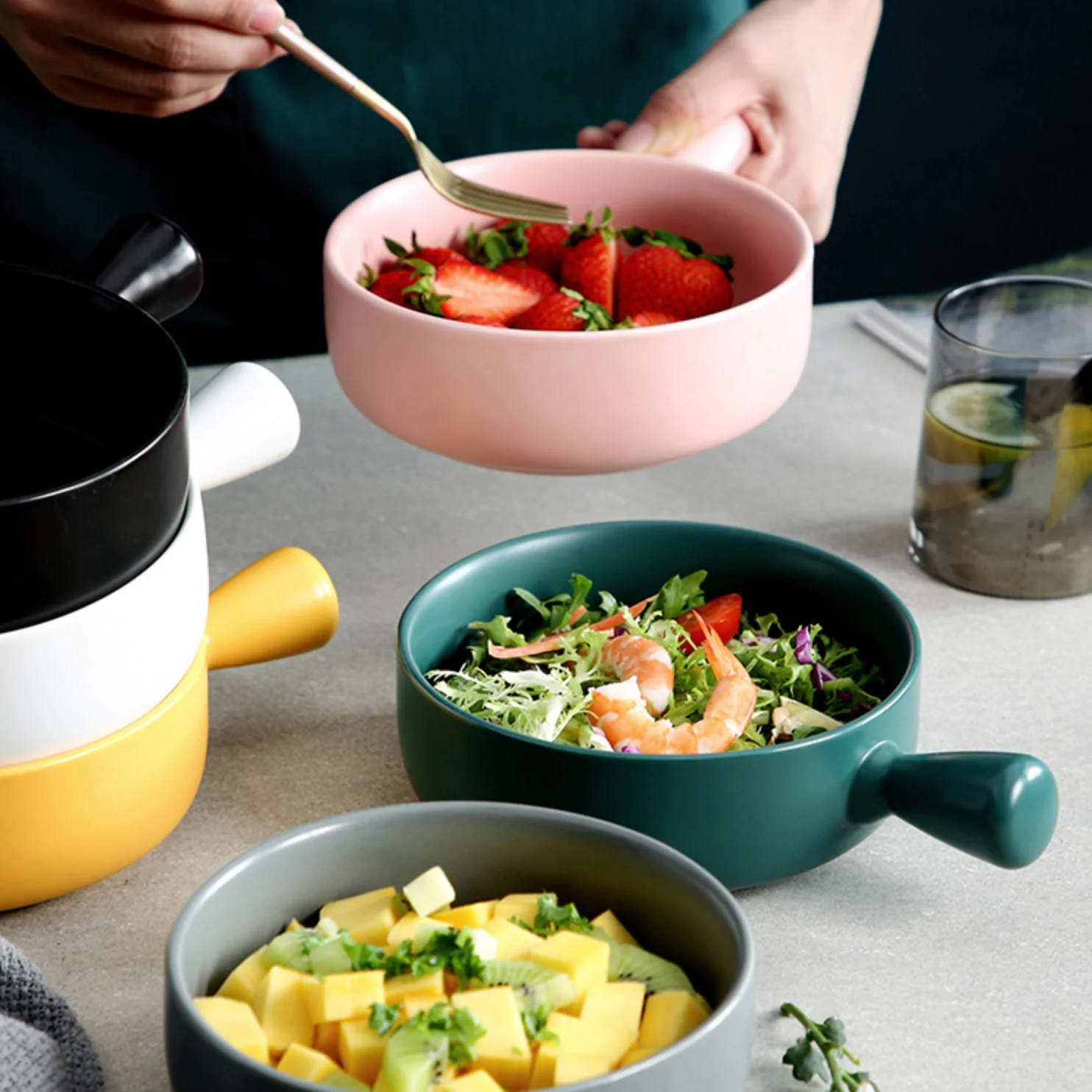 Green Baking Bowl - Image 6