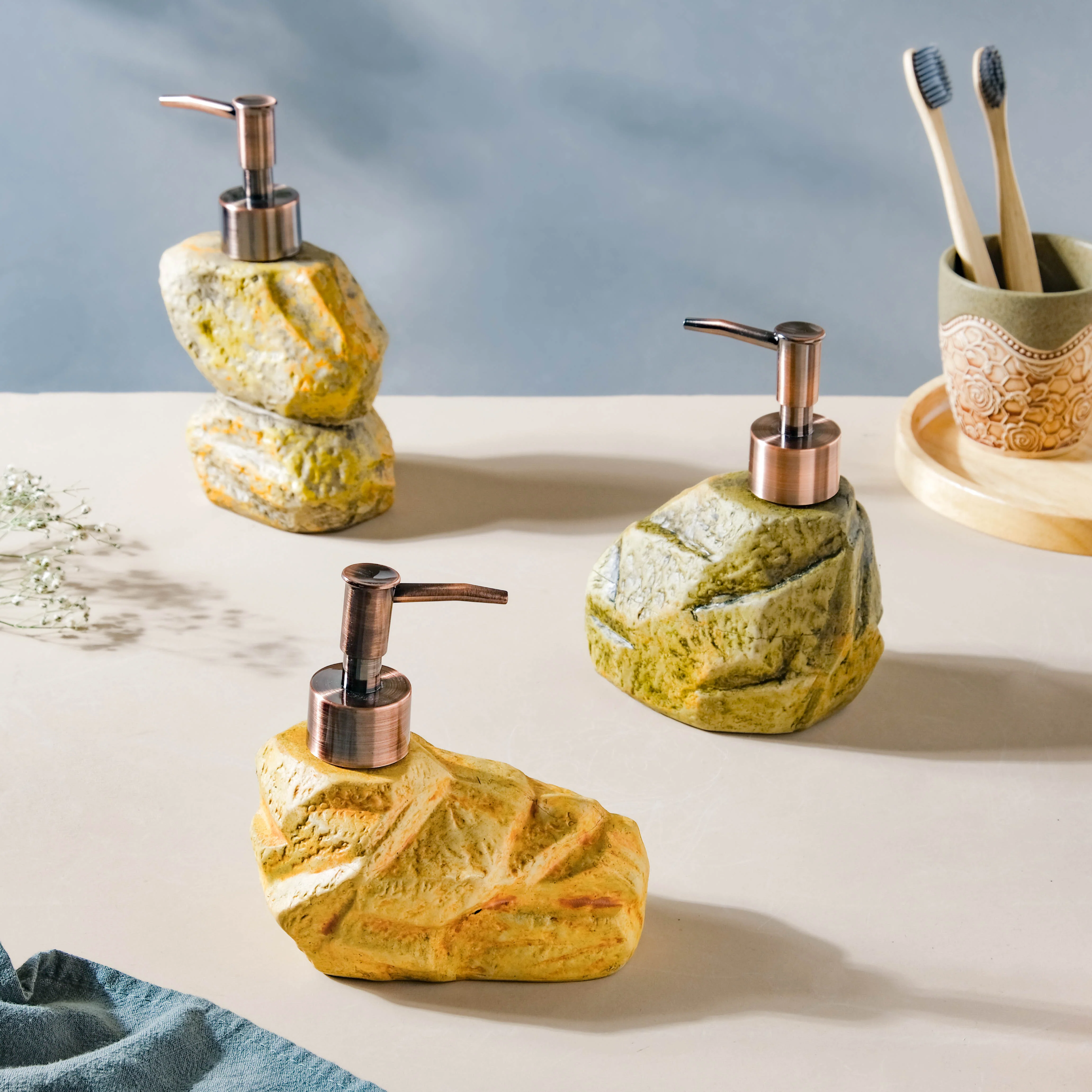Green Beryl Stone Dispenser 350ml - Image 11