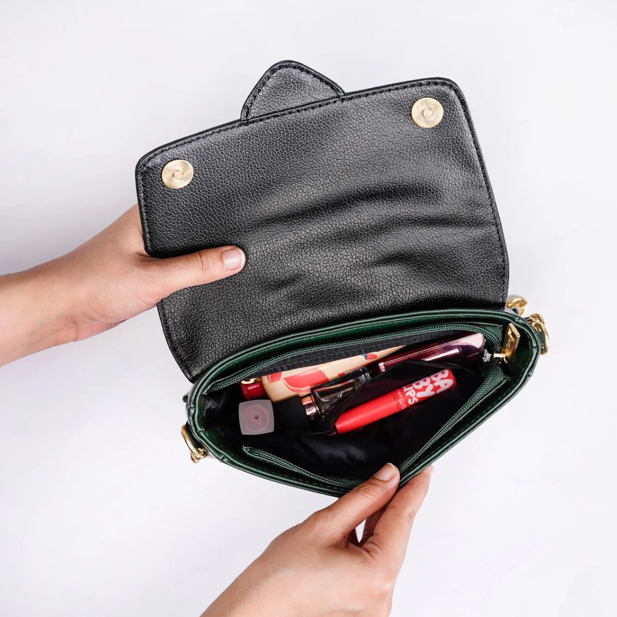 Croco Go-To Outing Bag Green - Image 14