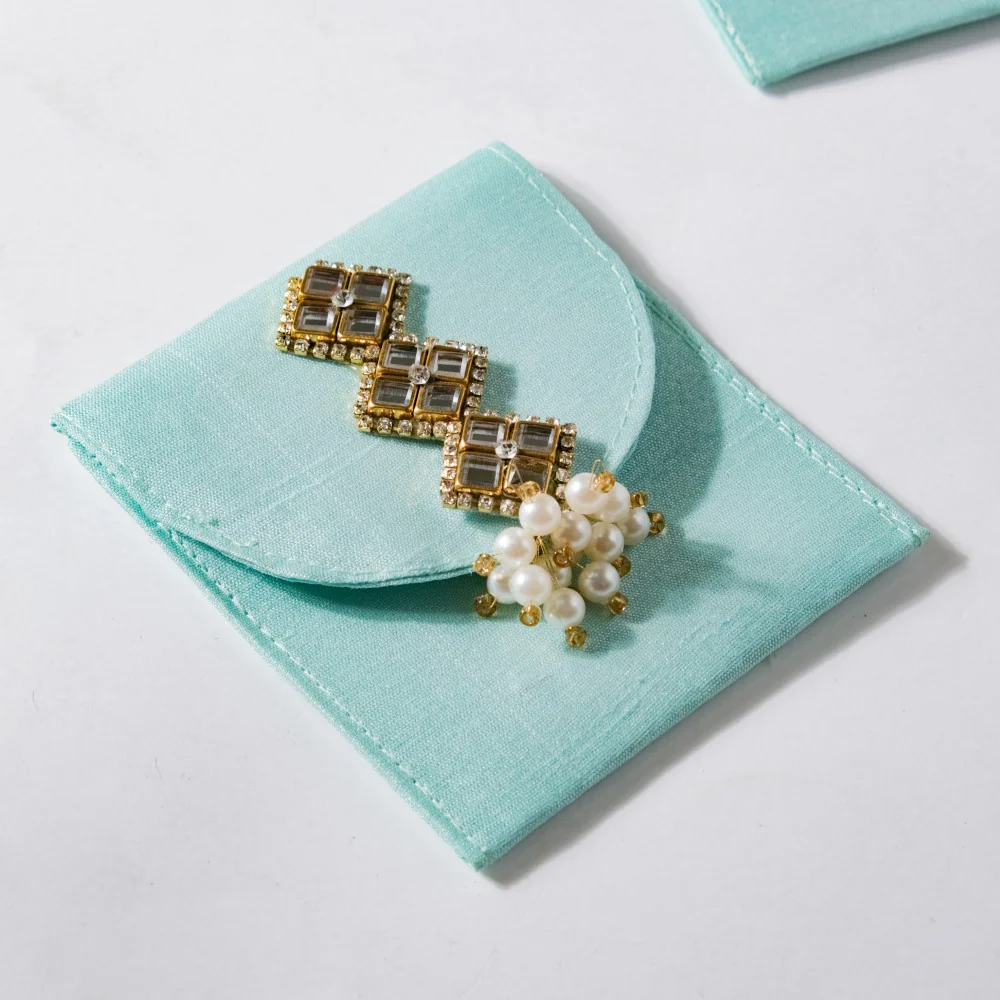 Green Festive Envelope Set Of 2 - Image 6