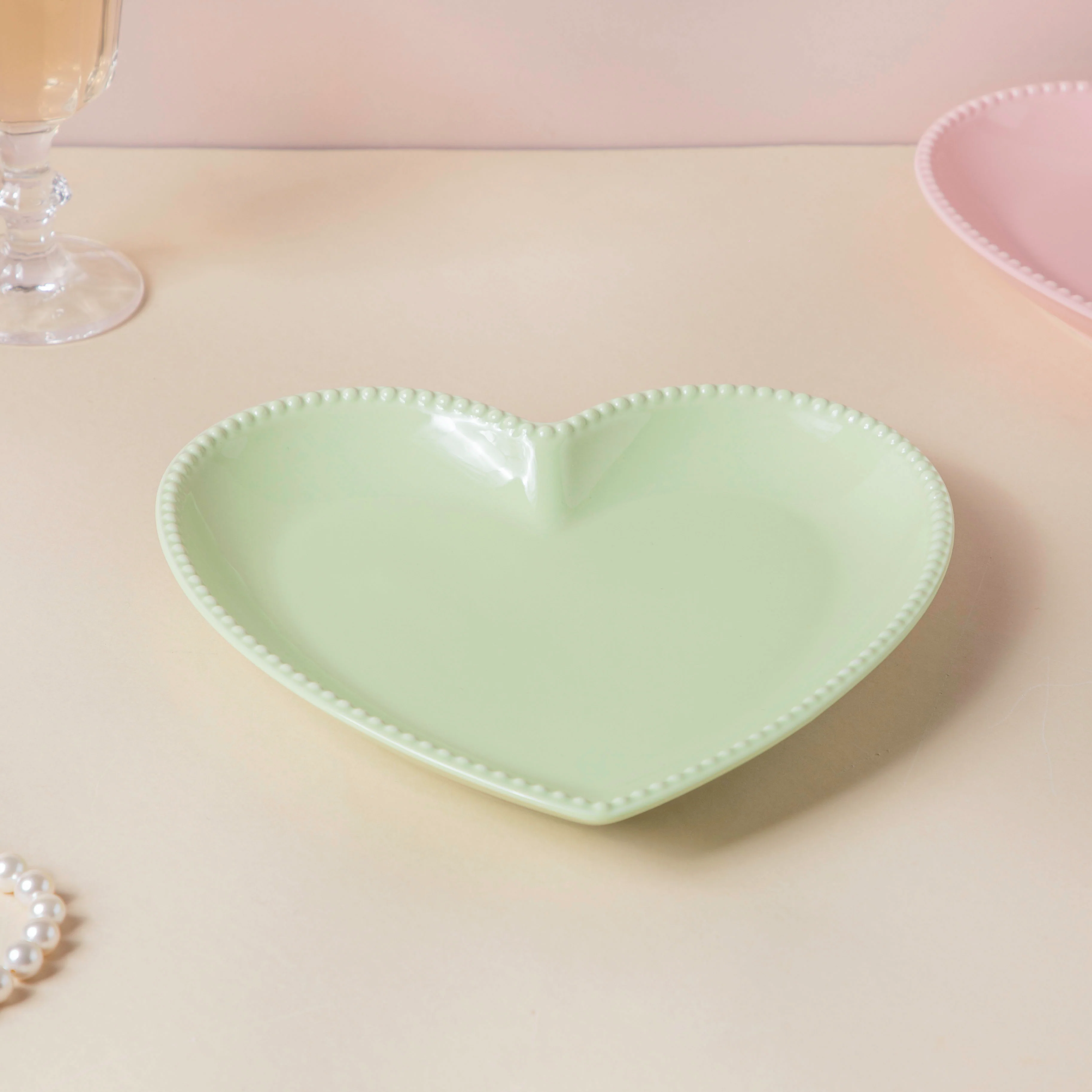Green Goblet Snack Plate - Image 4