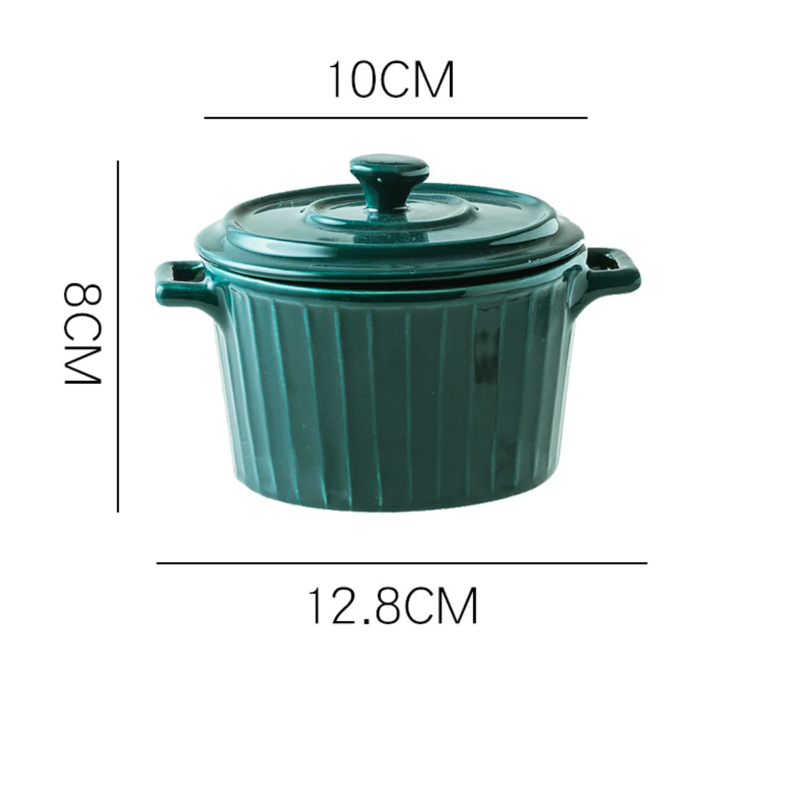 Green Spice Jar Set With Tray - Image 6