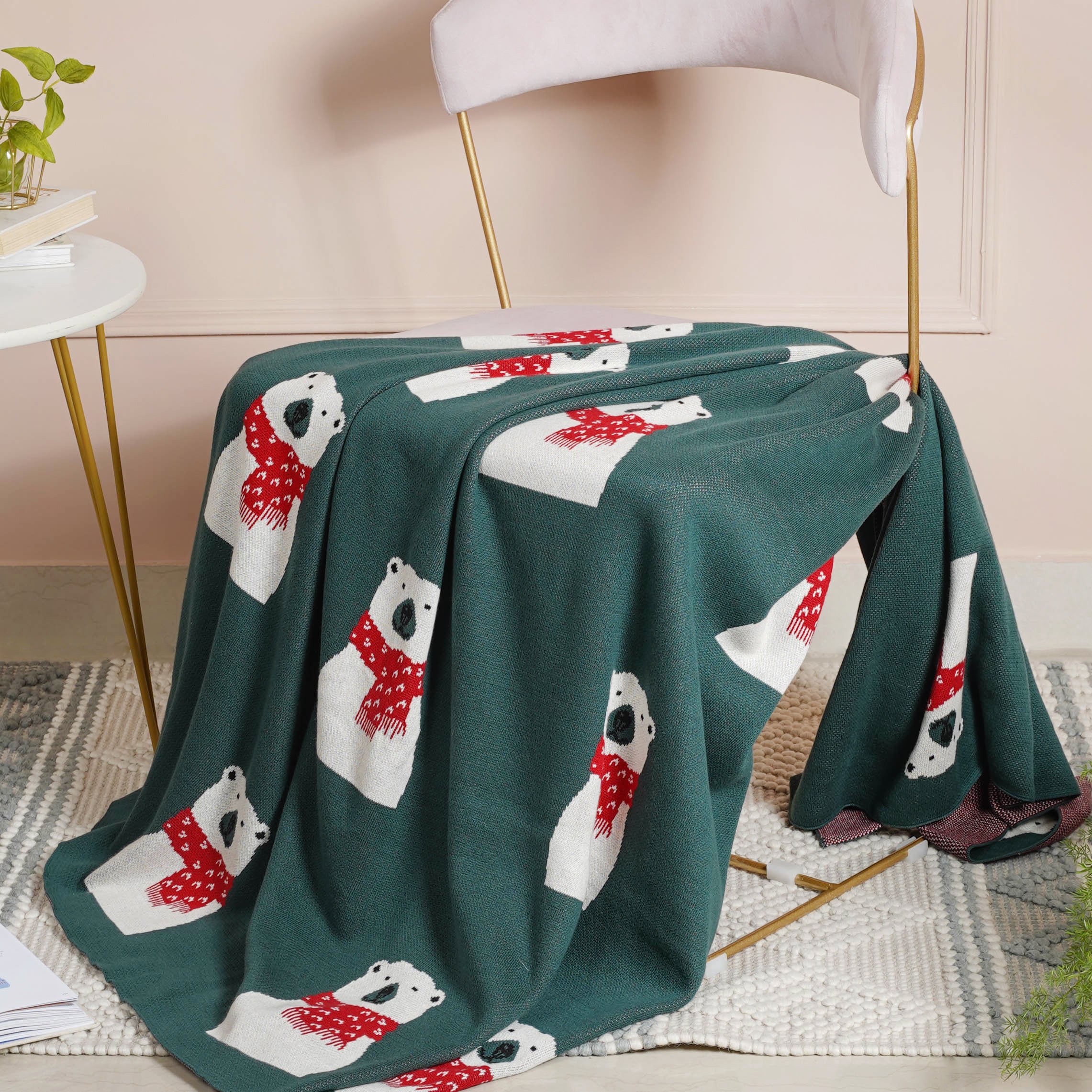 Green Throw Cover - Image 4