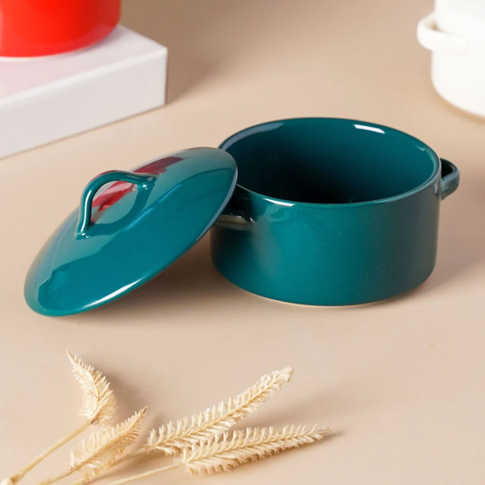 Green Toujours 21 Piece Pasta Snack Set For 6 - Image 11