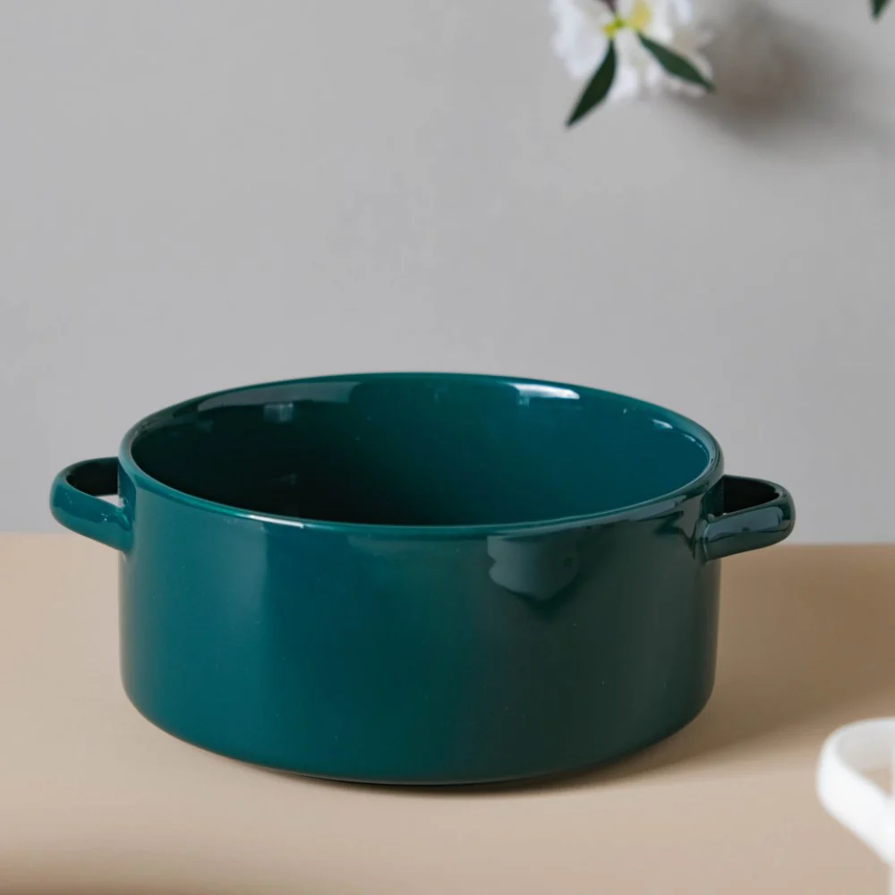 Green Toujours 21 Piece Pasta Snack Set For 6 - Image 8