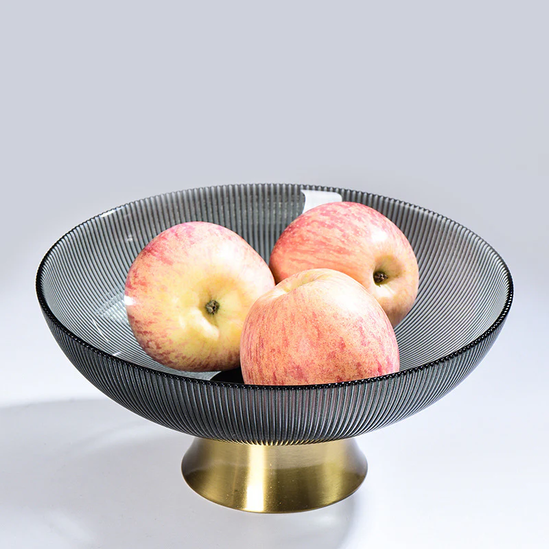 Grey and Gold Fruit Bowl - Image 3