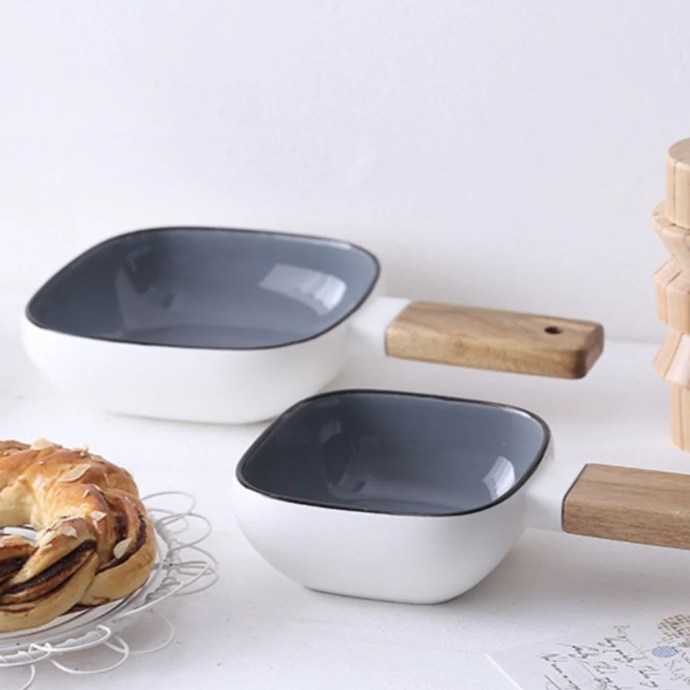 Grey Bowl with Handle L - Image 9