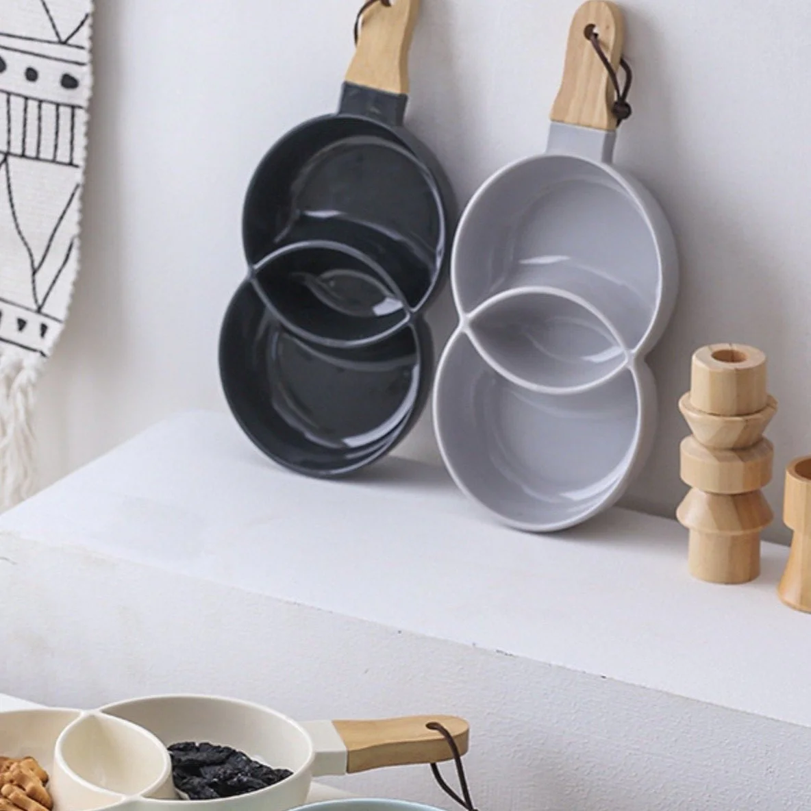 Grey Chip and Dip Bowl 500 ml - Image 3