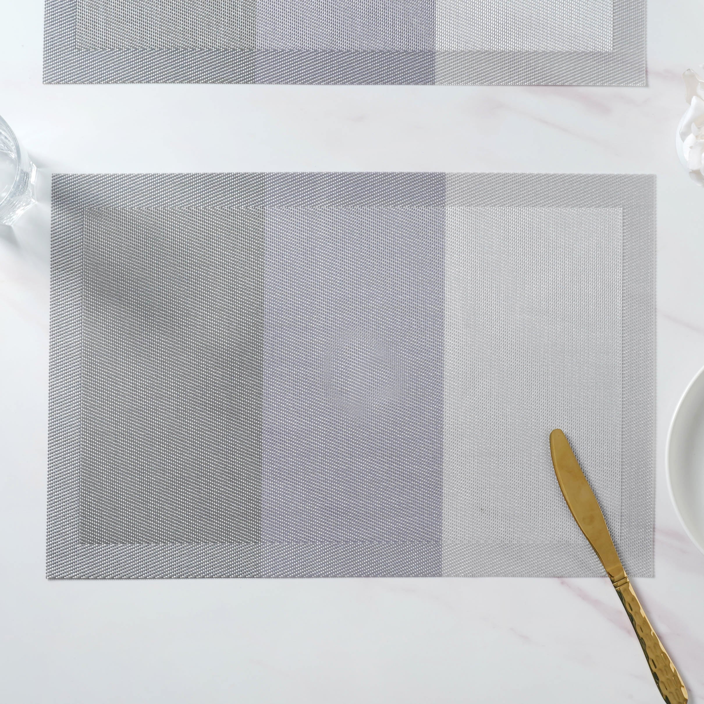 Grey Table Mat Set of 6 - Image 8