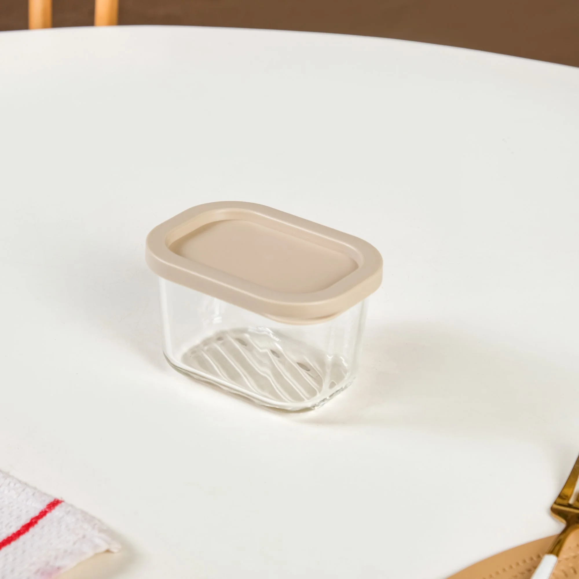 Groovo Stackable Glass Food Storage Container Set Of 6 S 310ml M 520ml L 750ml XL 1200ml - Image 8