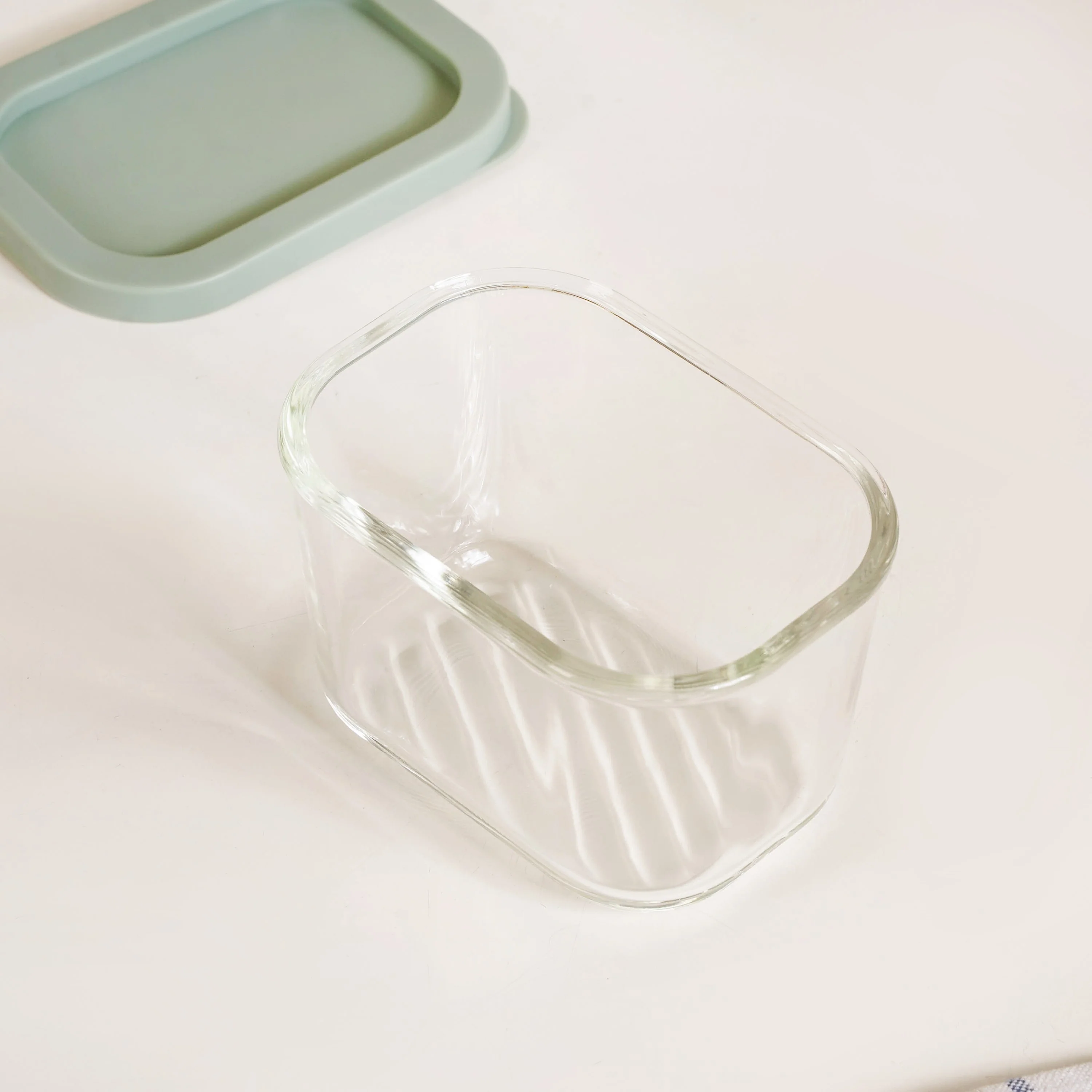 Groovo Transparent Food Storage Container Set Of 6 Sage Green 310ml - Image 7