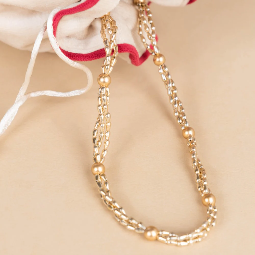 Gul Velvet Potli Bag Off White - Image 6