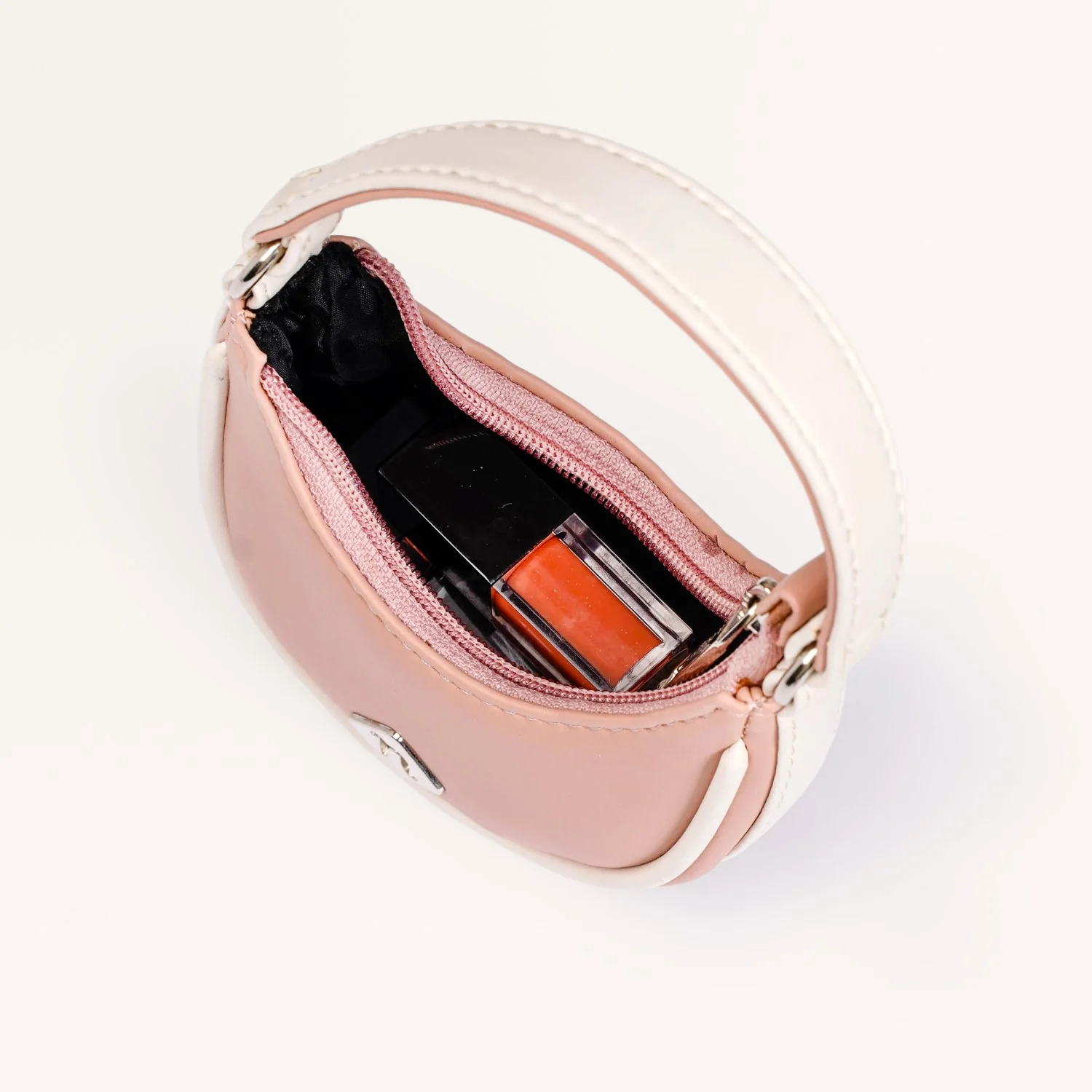 Half Moon Mini Purse Pink - Image 7