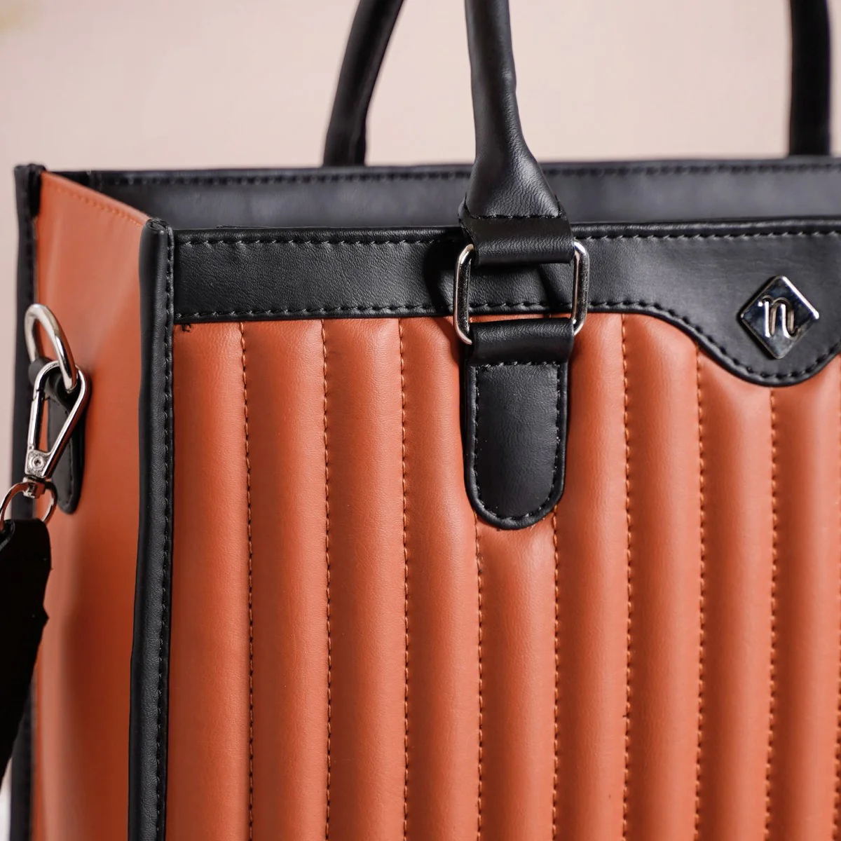 Handbag For Women Tan - Image 11