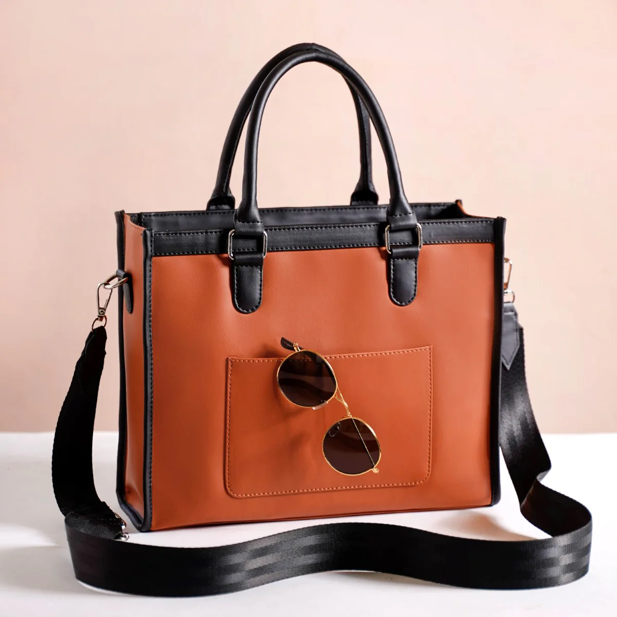 Handbag For Women Tan - Image 5