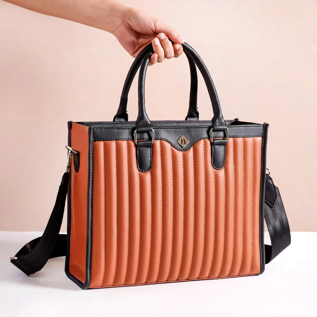 Handbag For Women Tan - Image 8