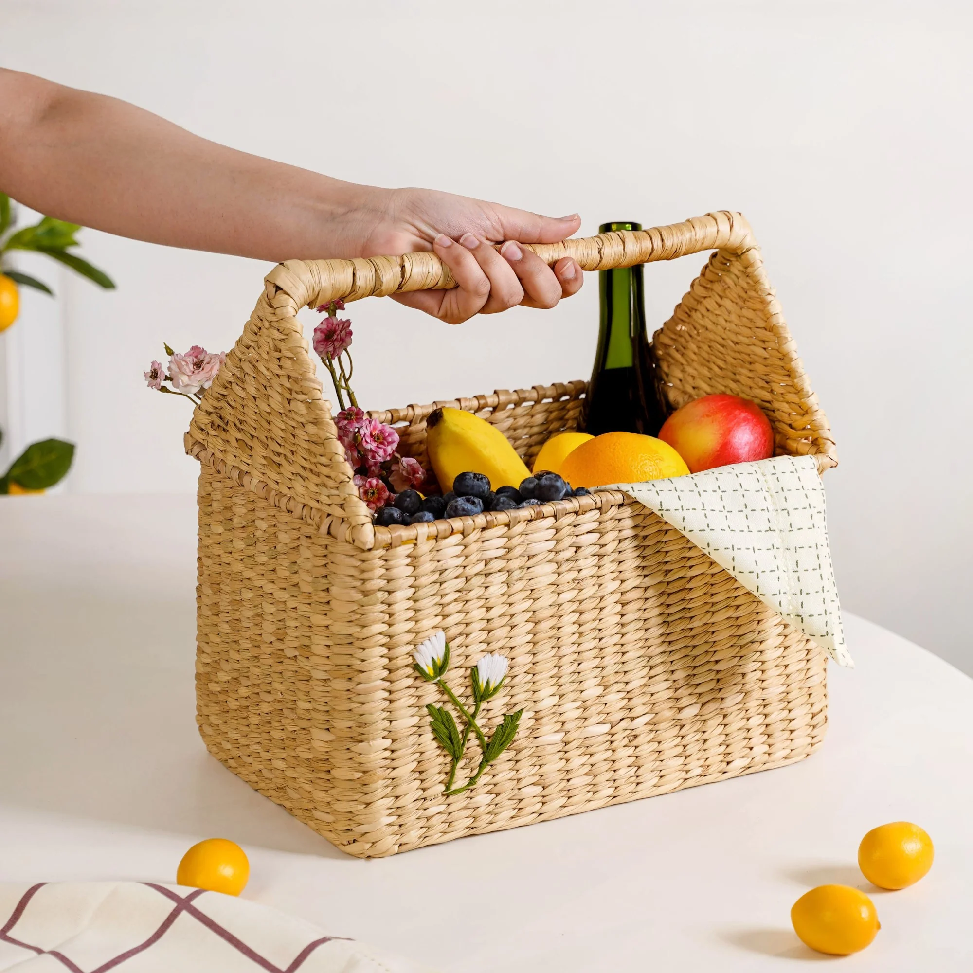Handcrafted Kauna Caddy Basket - Image 3