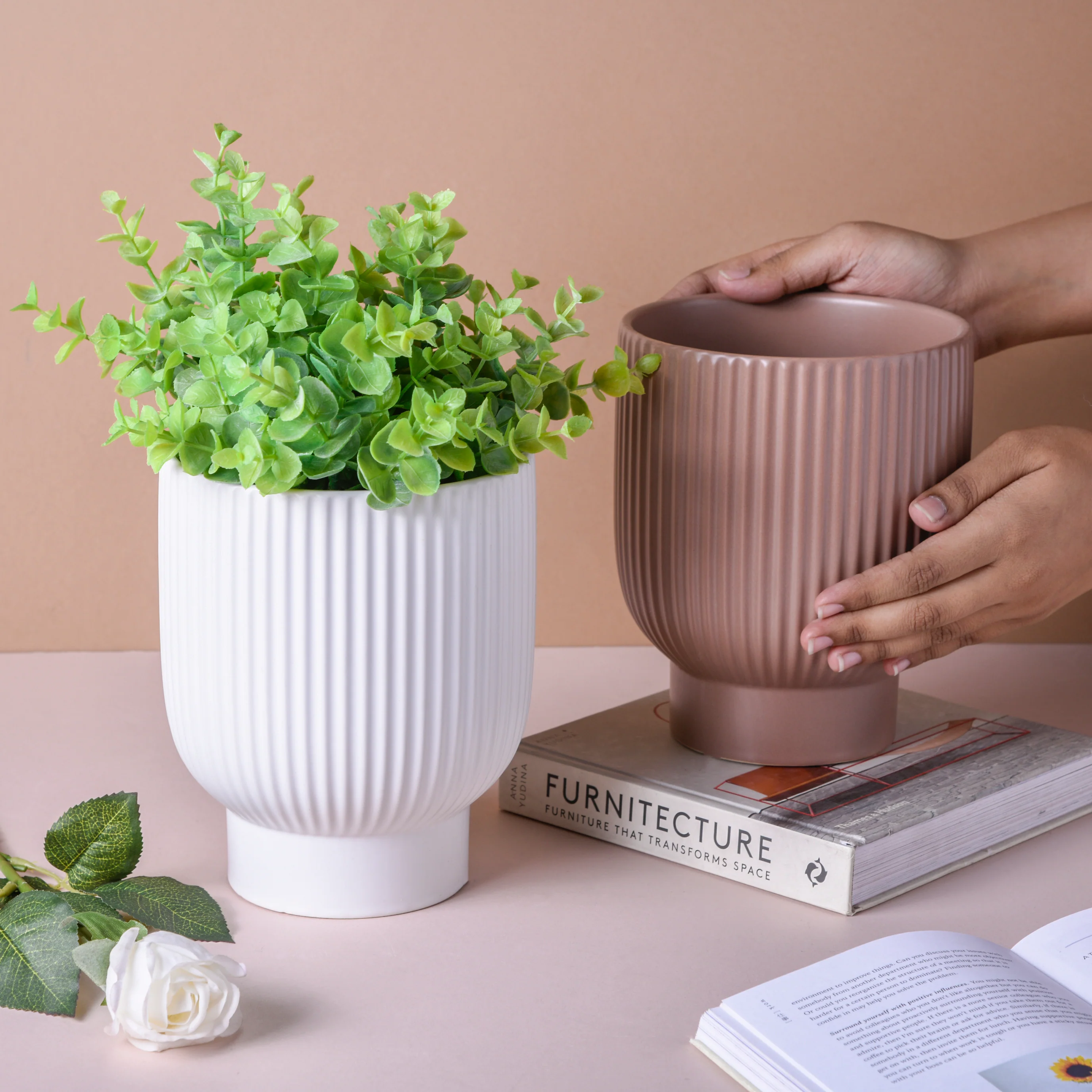 Handmade Ceramic Plant Pot - Image 3