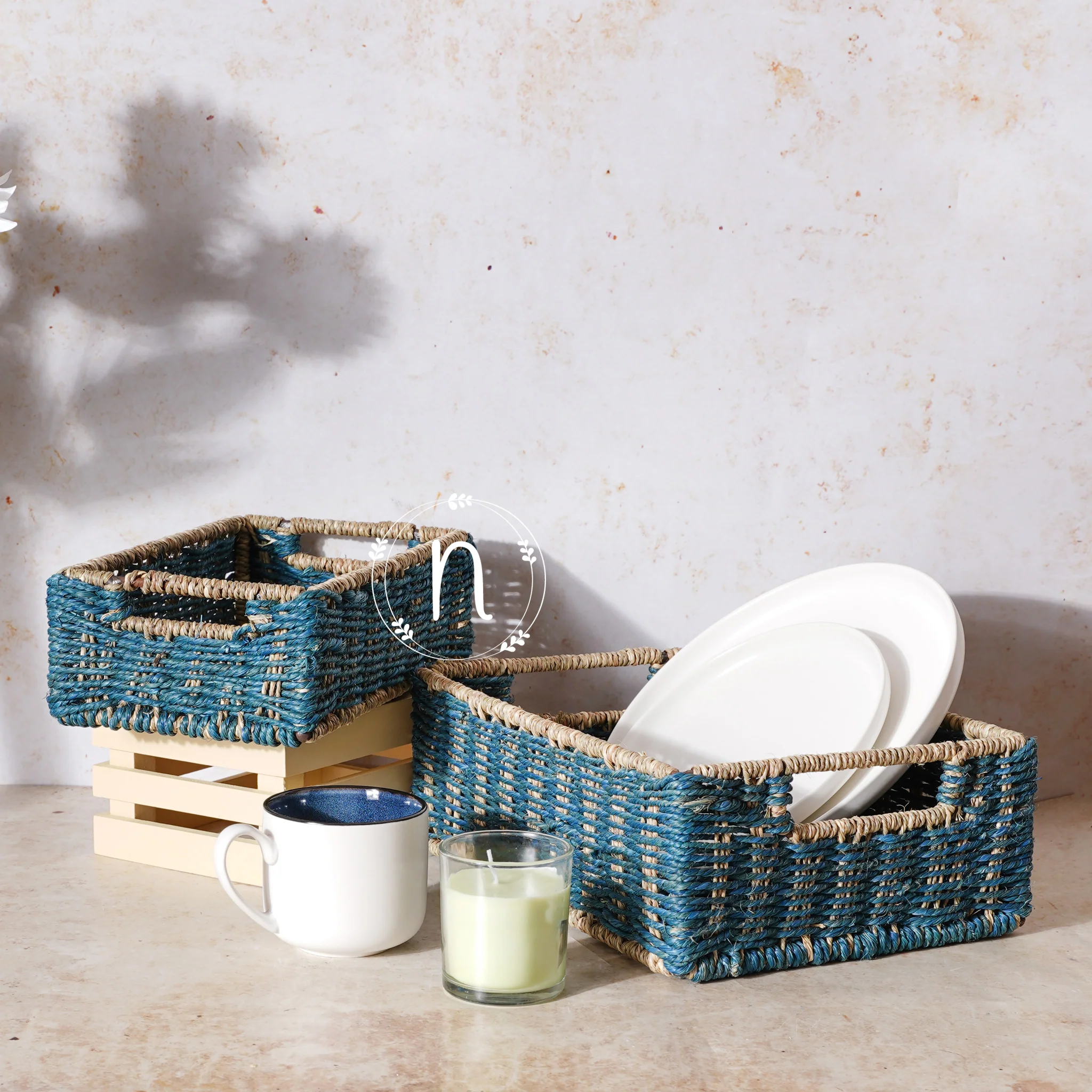 Handwoven Baskets Set - Image 8