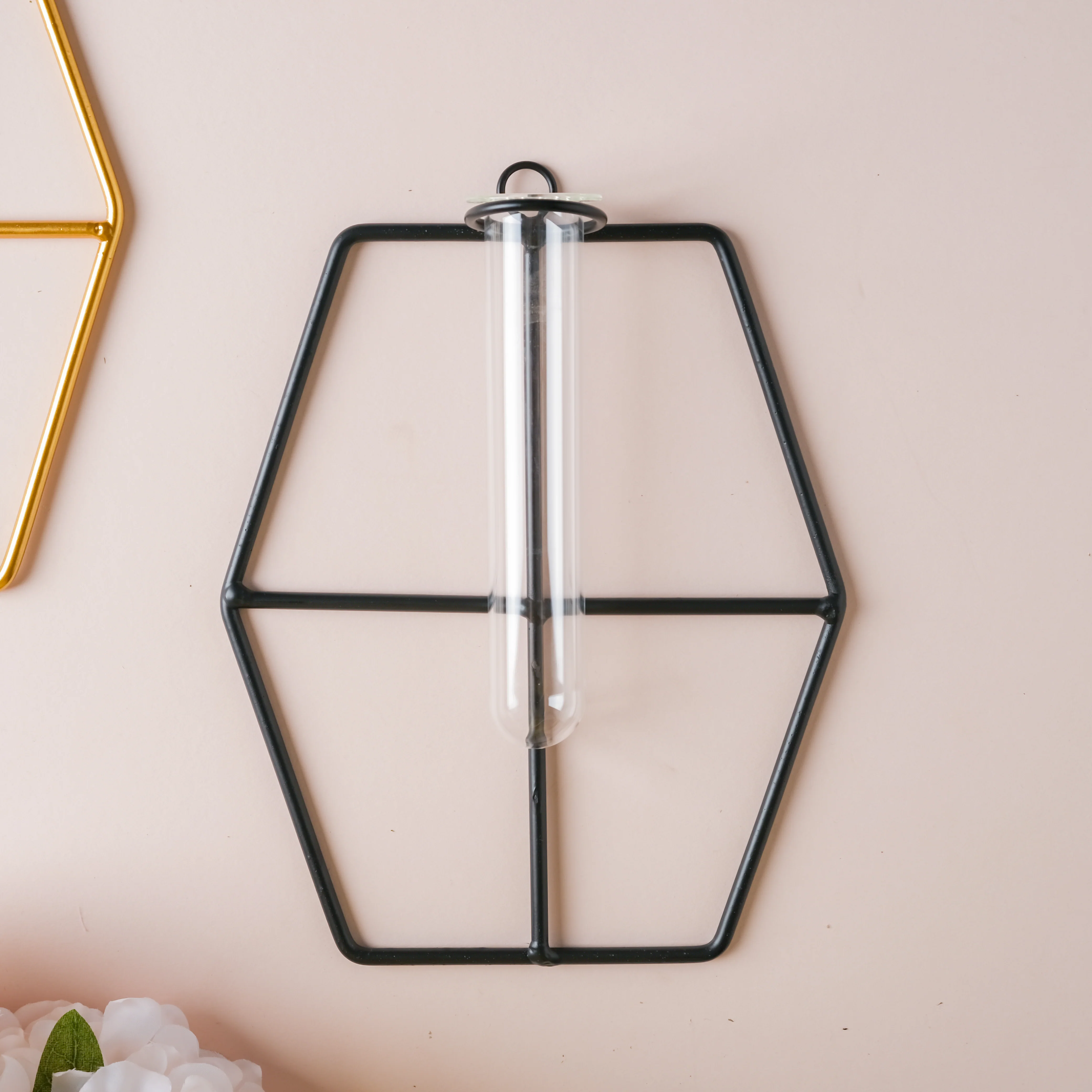 Hanging Glass Planter - Hexagon - Image 4