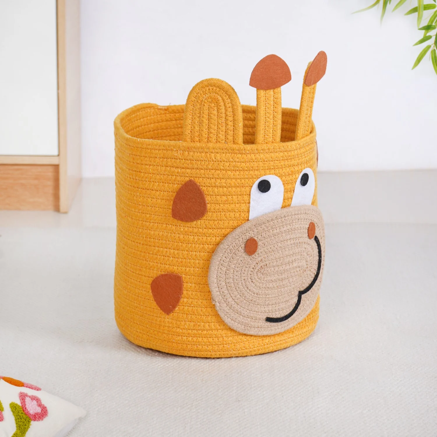 Happy Giraffe Organiser Basket For Kids Room 40cm - Image 8