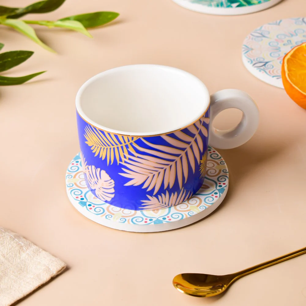Havanna Ceramic Cup With Coaster 200 ml - Image 3
