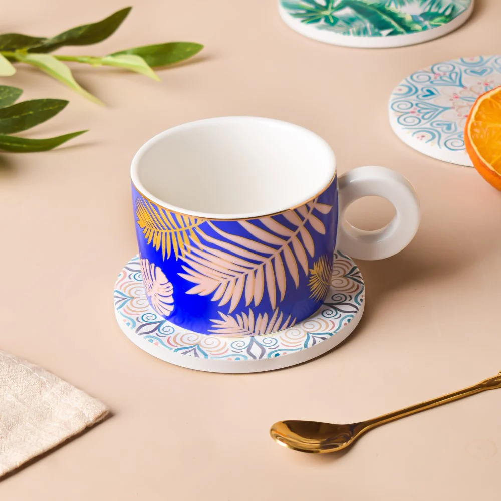 Havanna Ceramic Cup With Coaster 200 ml - Image 4