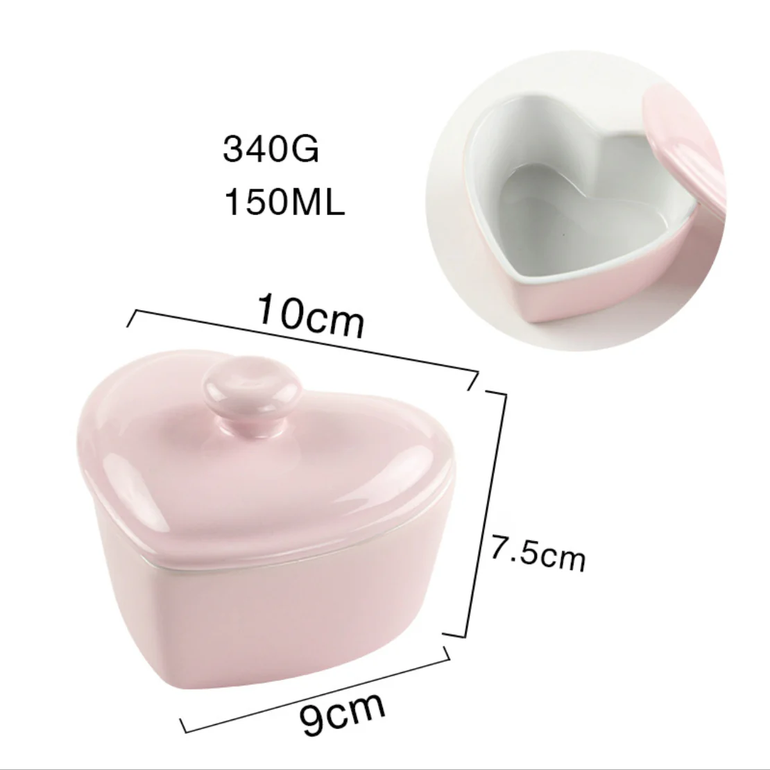 Heart Bowl With Lid - Image 8