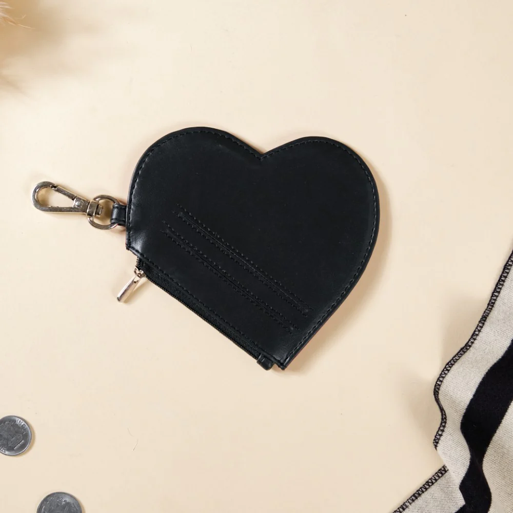 Heart Card Holder Coin Purse - Image 8