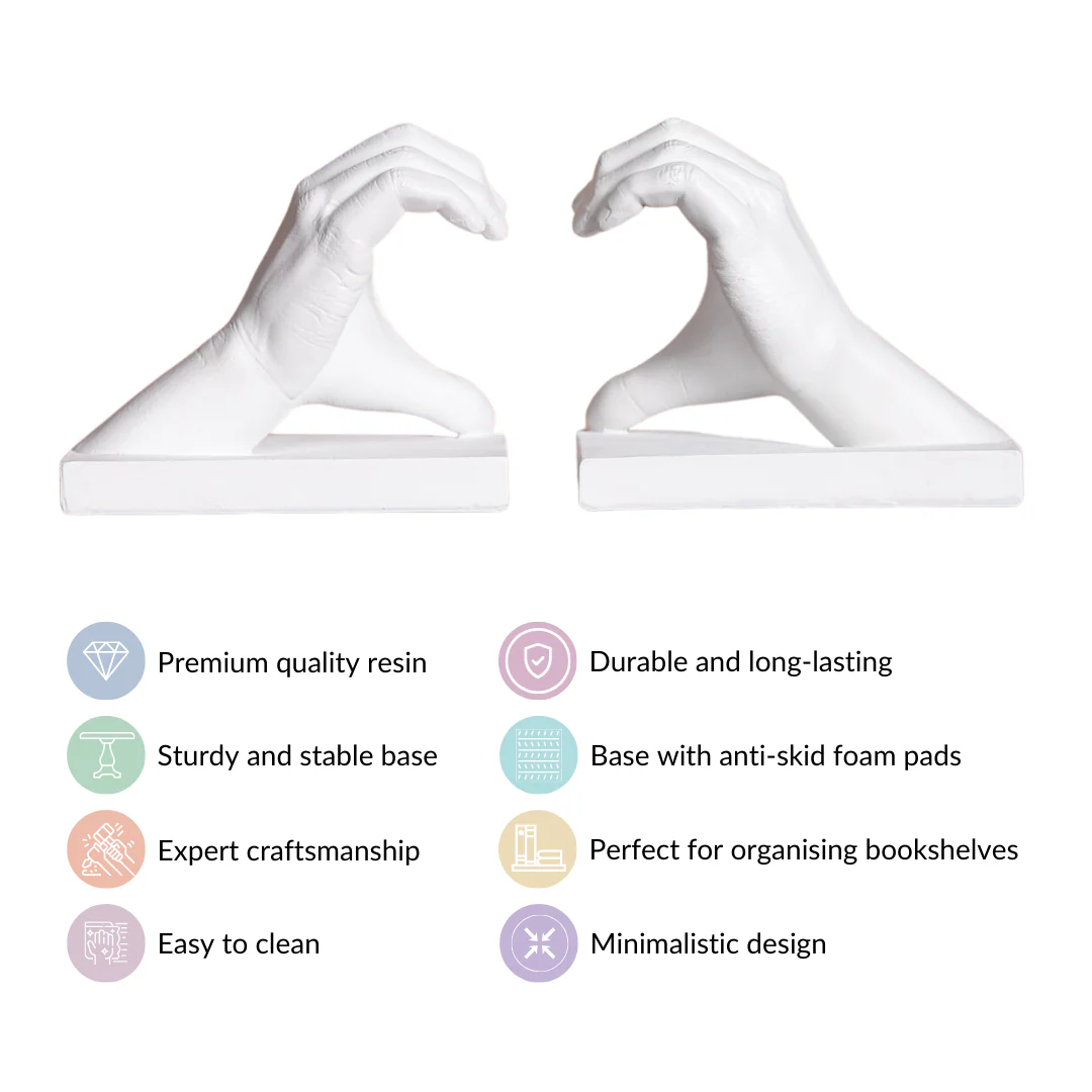Heart Hands Bookends - Image 5