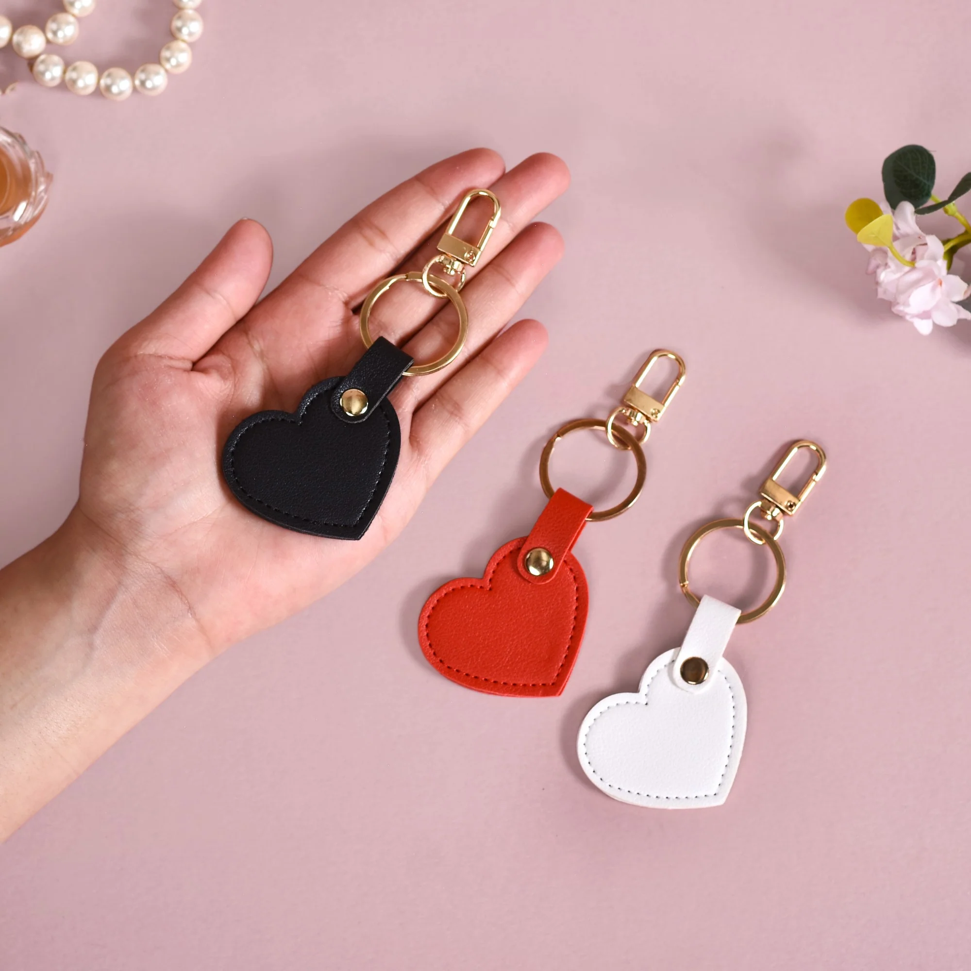 Heart Keychain Set Of 3 - Image 2