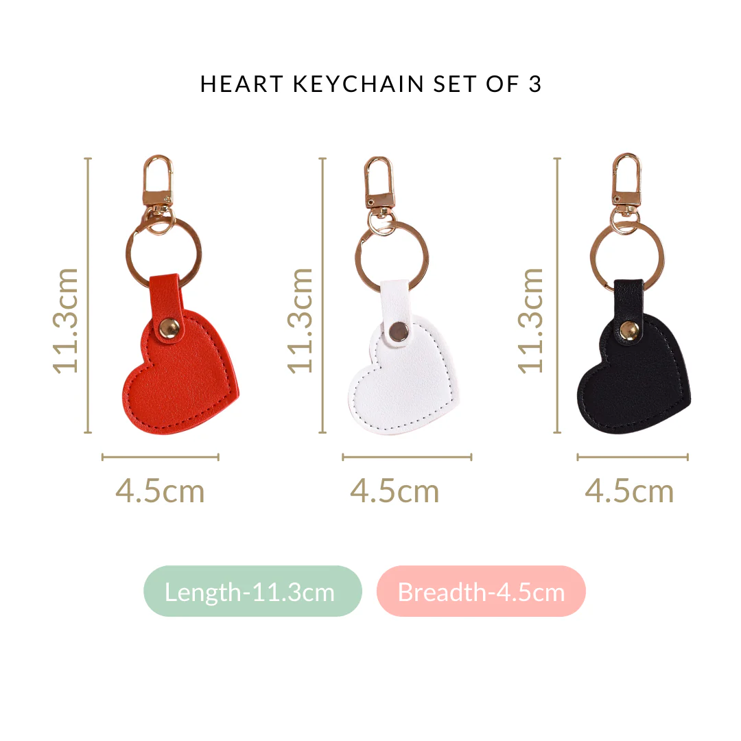 Heart Keychain Set Of 3 - Image 4