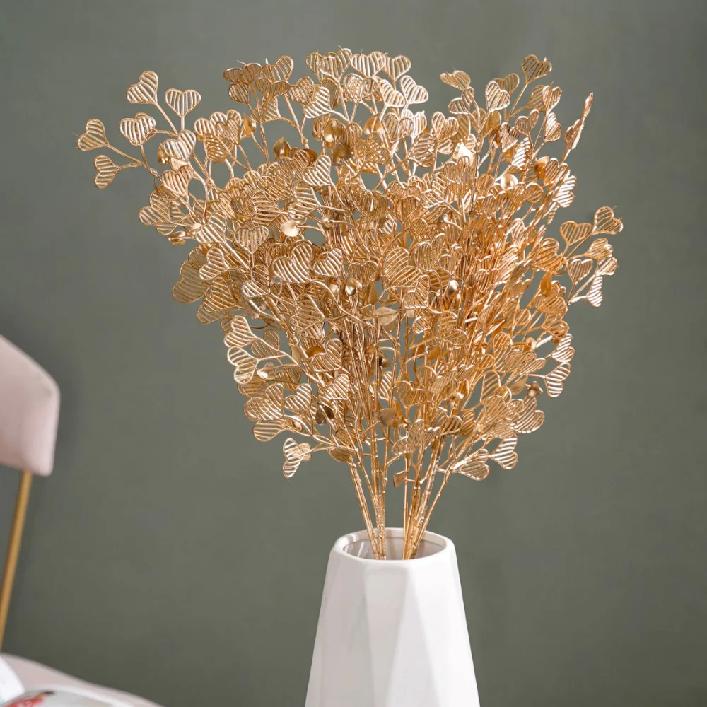 Heart Leaf Stem Gold Set Of 4 - Image 5