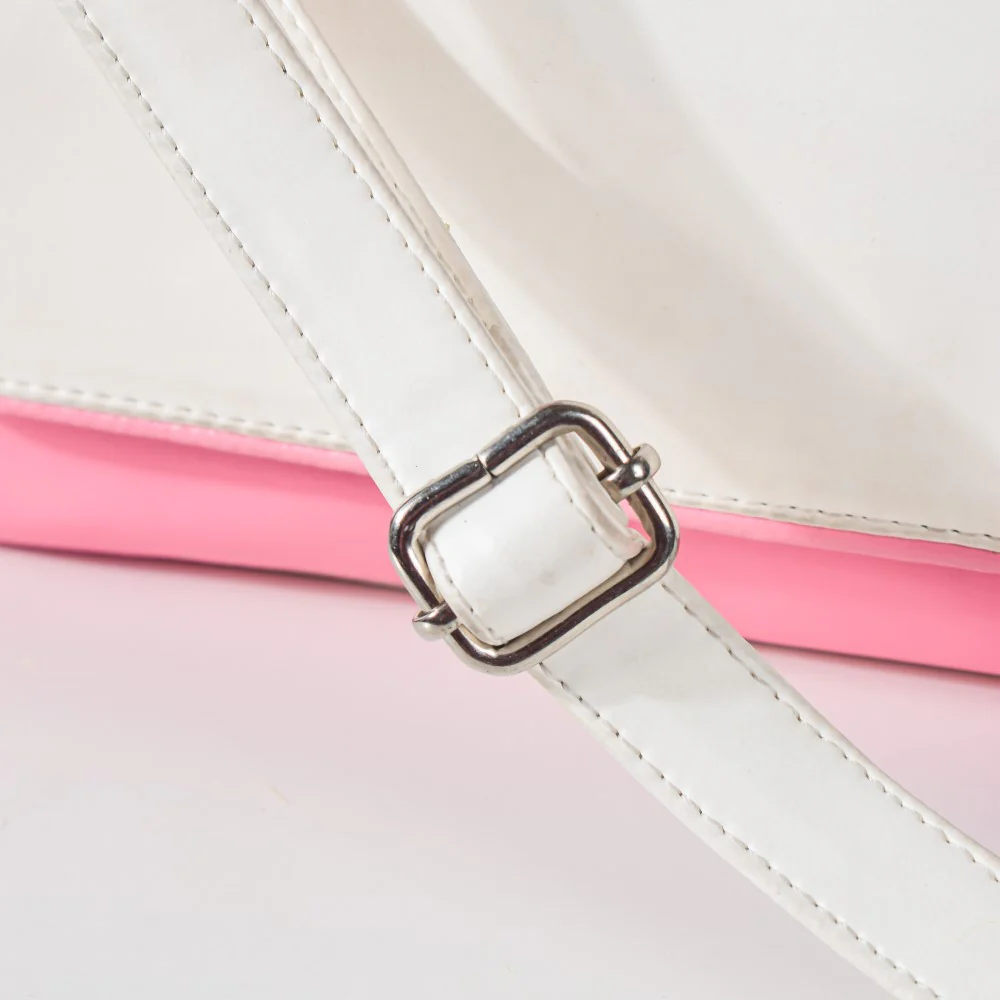 Heart Mini Handbag White And Pink - Image 13