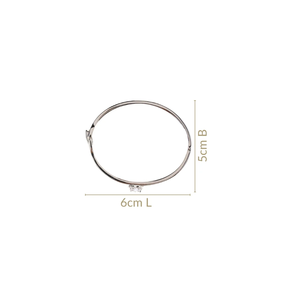 Heart On Sleeves Silver Bracelet - Image 3