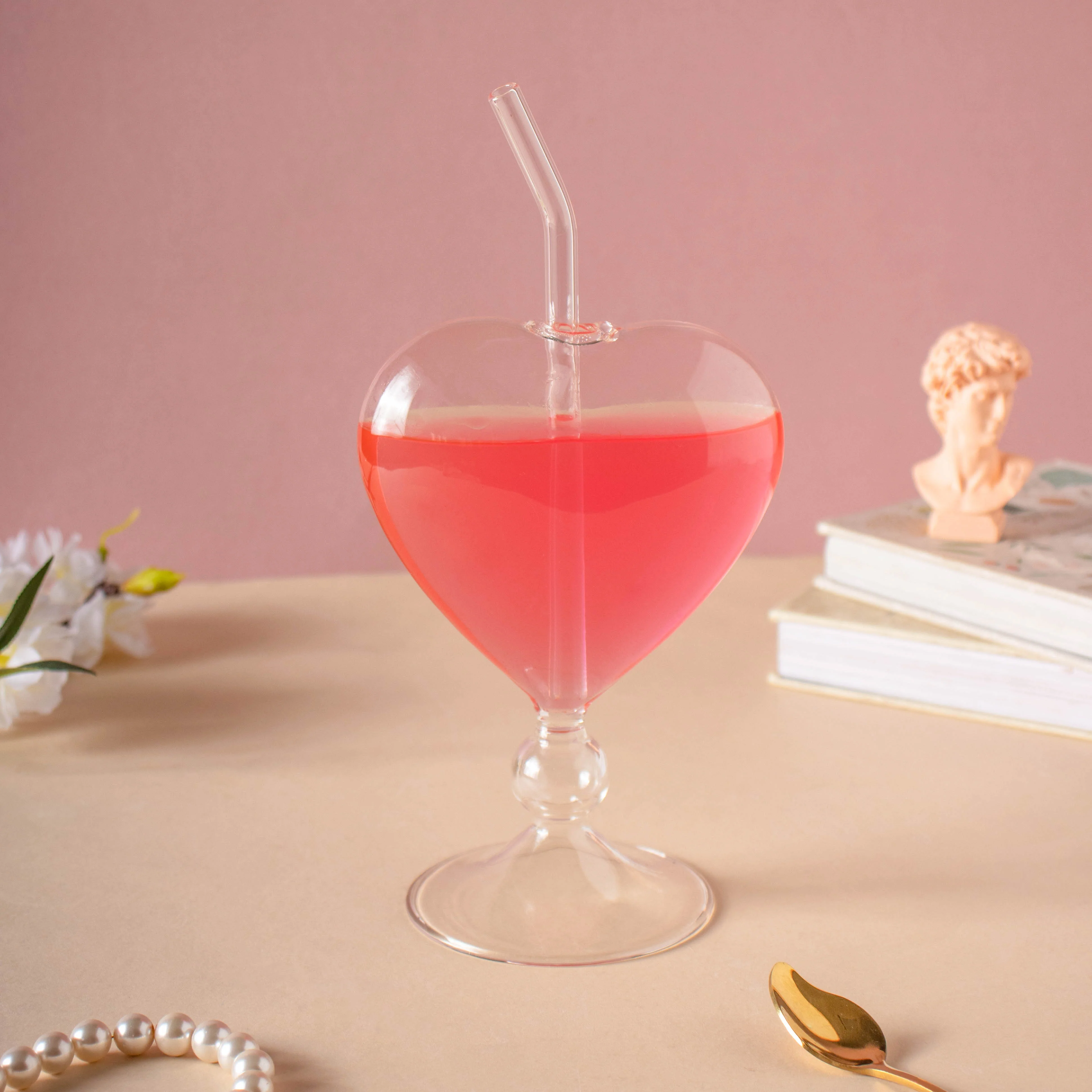 Heart Shaped Cocktail Glass - Image 2