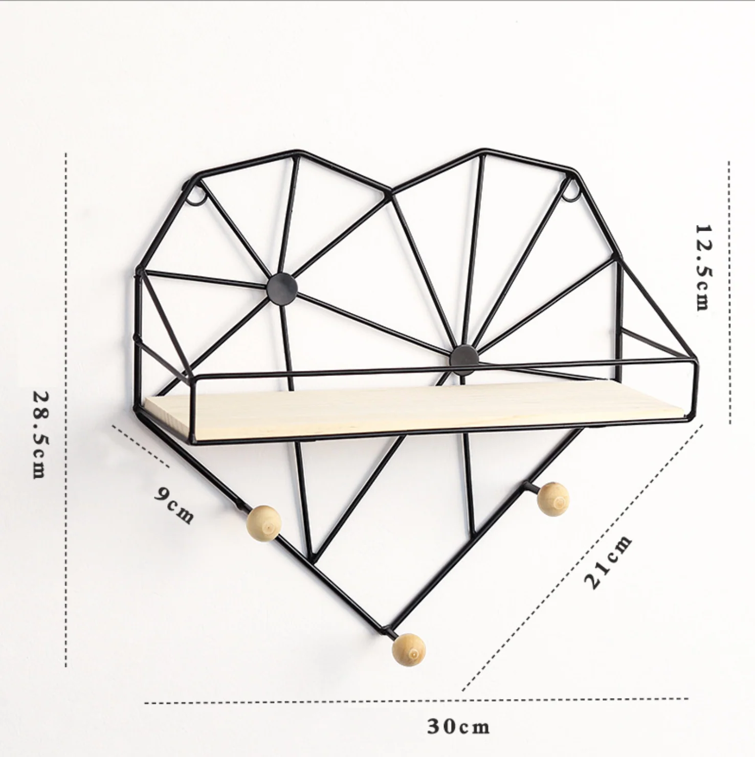 Heart Shelf Black - Image 2