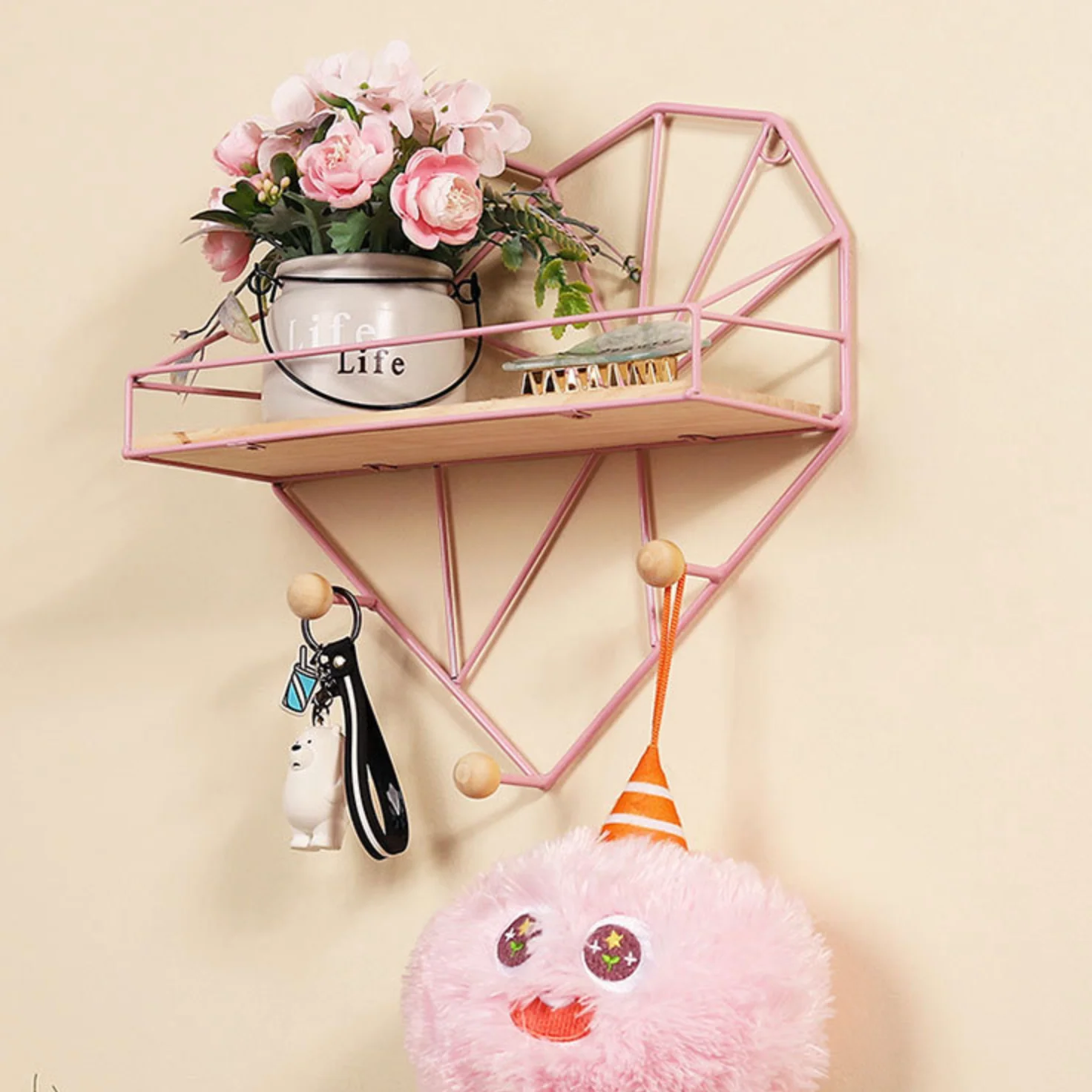 Heart Shelf Pink - Image 4