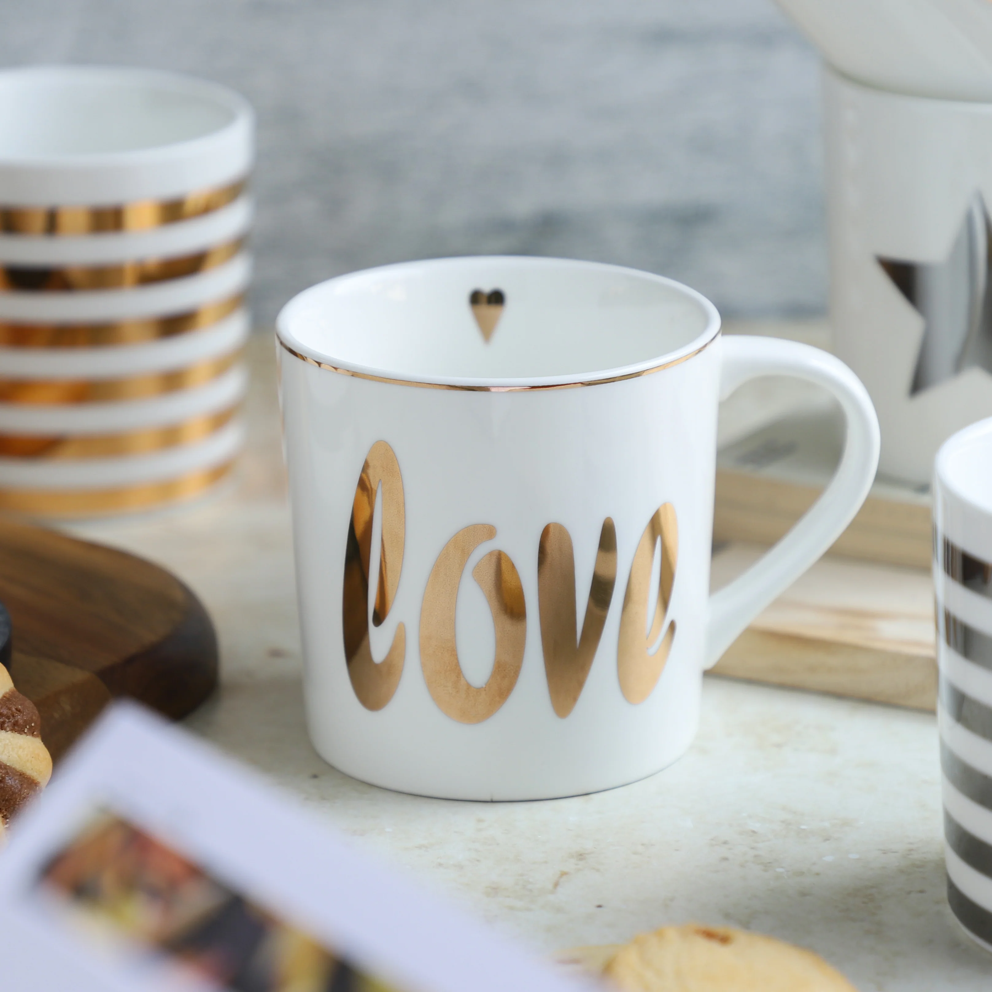 White Coffee Cup - Image 2