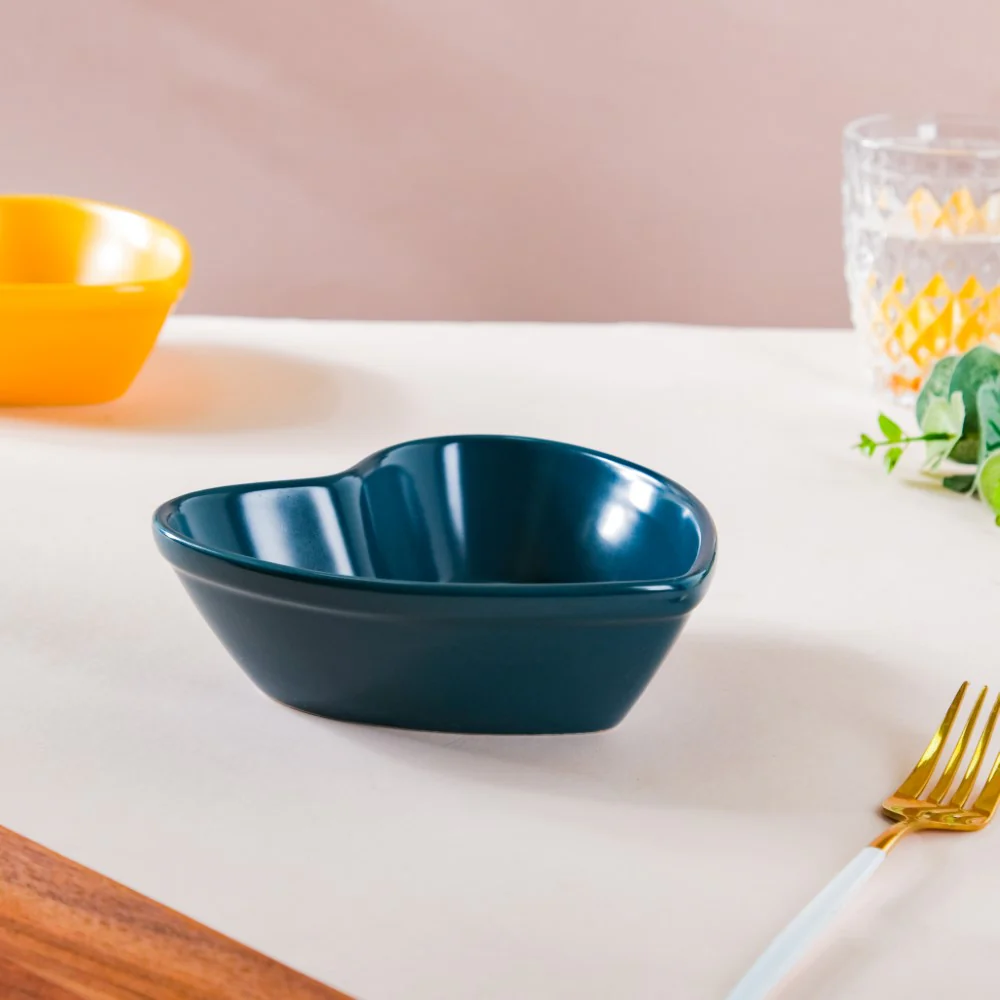 Hearty Ceramic Bakeware Small Dark Blue 6 Inch - Image 6