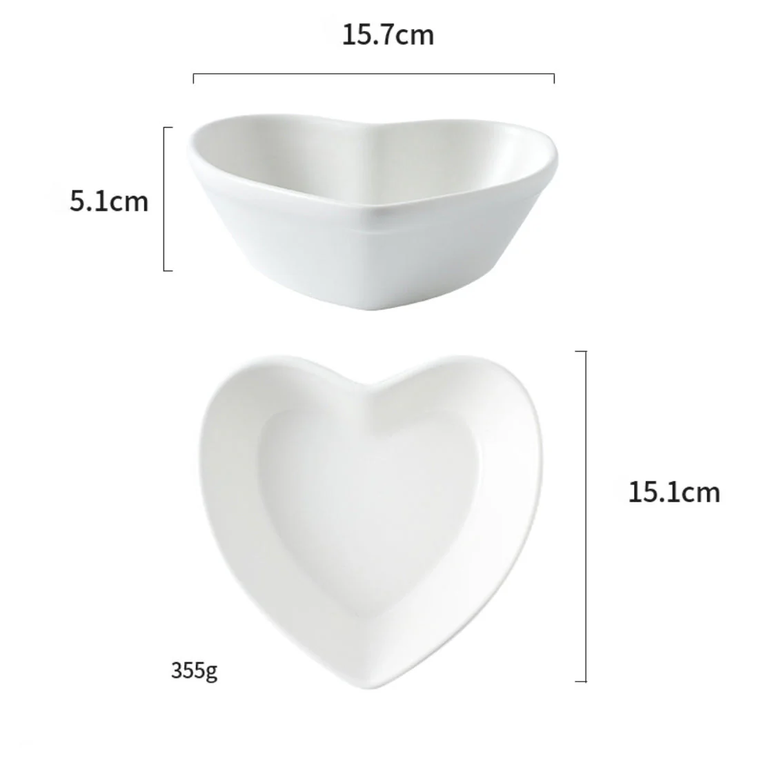 Hearty Ceramic Bakeware Small White 6 Inch - Image 7