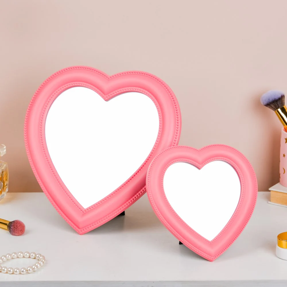 Hearty Desk Mirror Pink Large - Image 11