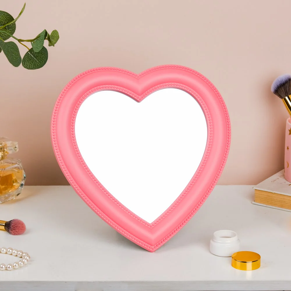 Hearty Desk Mirror Pink Large - Image 3