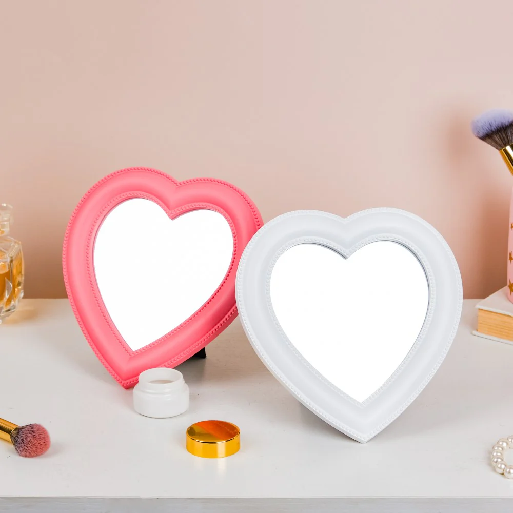 Hearty Desk Mirror Pink Small - Image 12