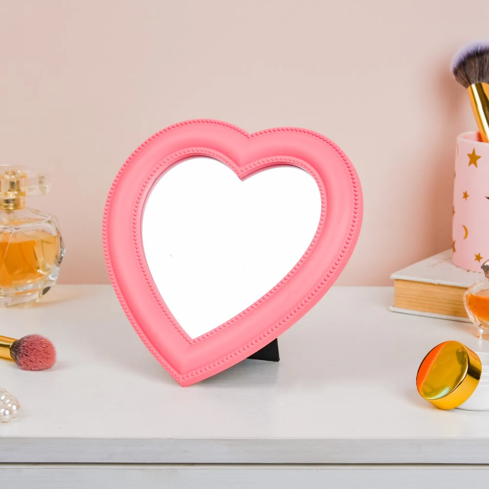 Hearty Desk Mirror Pink Small - Image 3