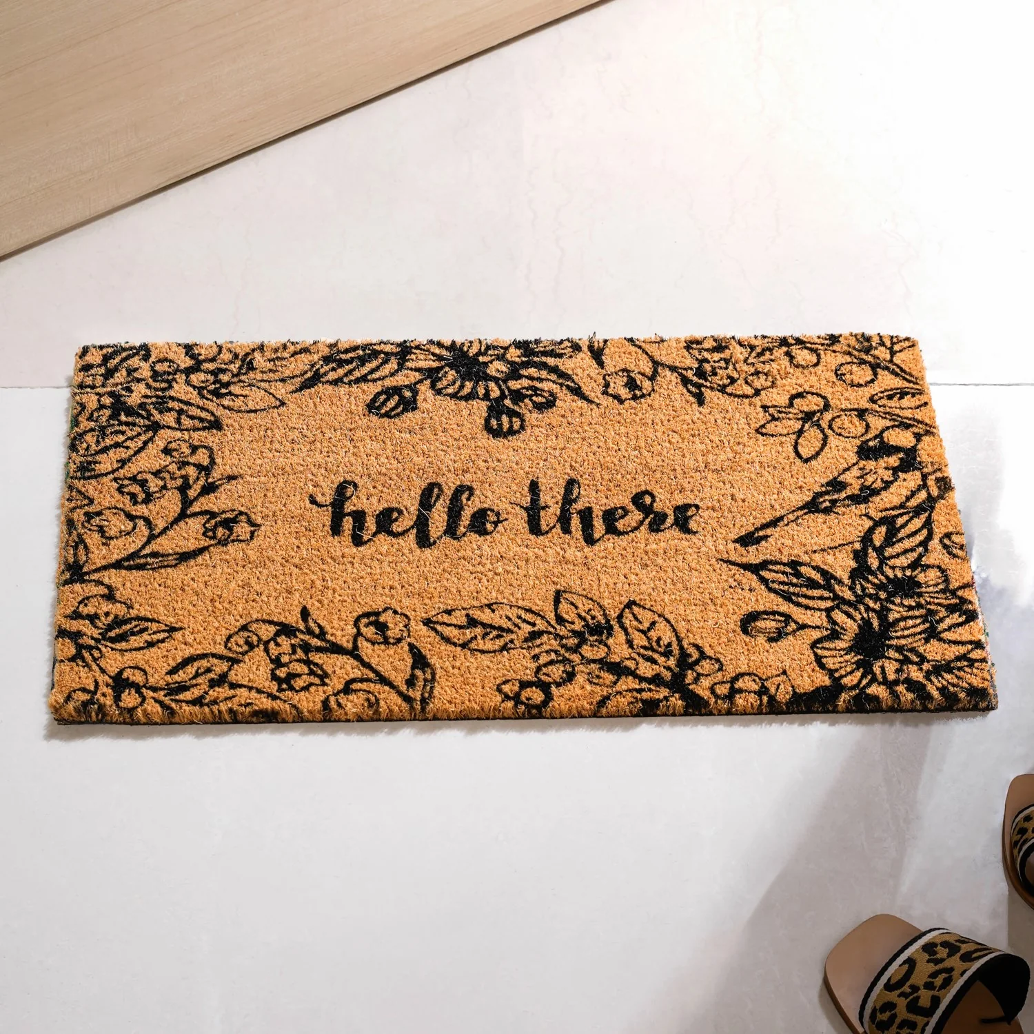 Hello There Printed Coir Welcome Mat 24x16 Inch - Image 6