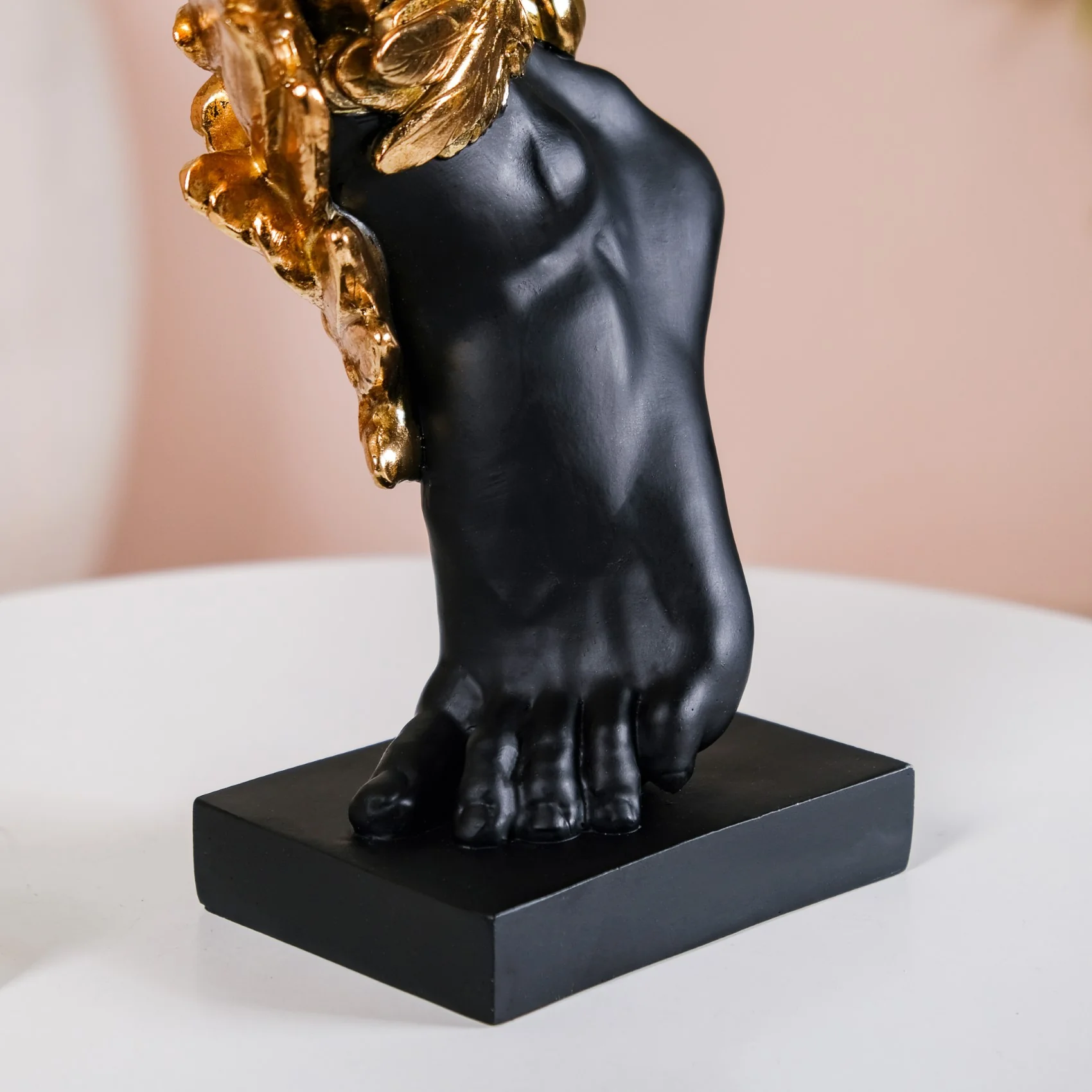 Hermes Foot Sculpture For Home Decor Black - Image 6